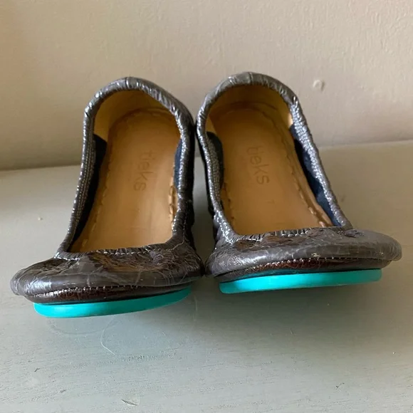 Tieks by Gavrieli Slate Grey Croc - Picture 3 of 6